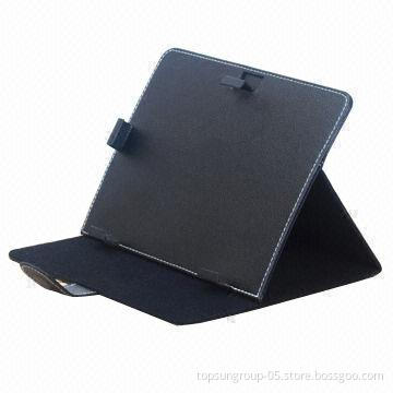 Leather Slim-fit Folio Leather Case for Google Asus Nexus/7" Android Tablet, Purple, with Stand